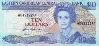 Gallery image for East Caribbean States p23u: 10 Dollars
